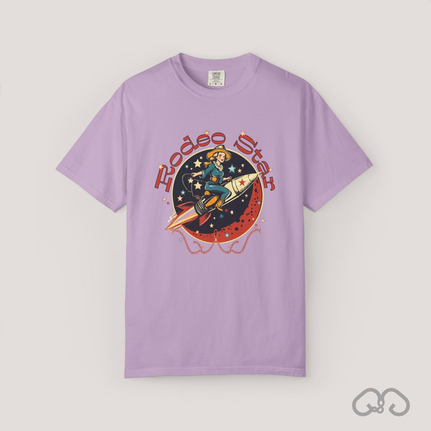 Rodeo Star Vintage T-Shirt - Americana 50's Kitch Alien Highway Route 66 Trendy 100% Cotton Stylish